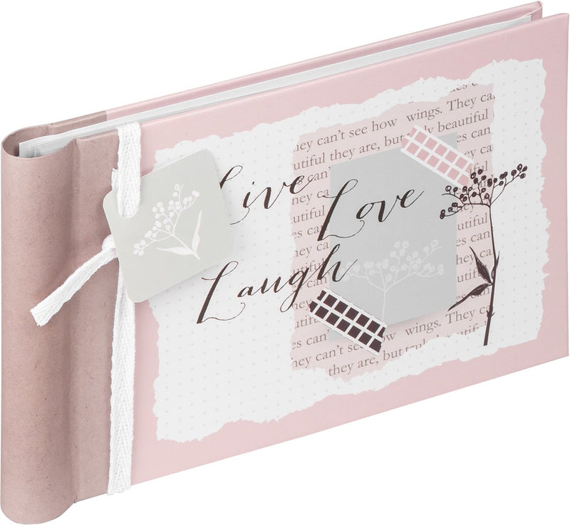Walther ma-135 Lovely - mini álbum insertable con espiral - 36 fotos 10 x 15 cm - estampado rosa