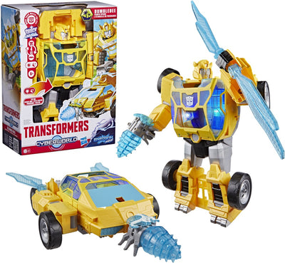 Transformers cyberworld energon surge bumblebee power spark - action figure 28 cm