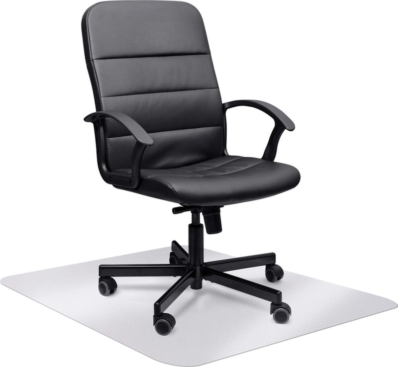 Alfombrilla para silla Alpina - protector de suelo - 90 x 90 cm - transparente