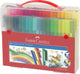 Estuche conector rotulador faber-castell 80 piezas