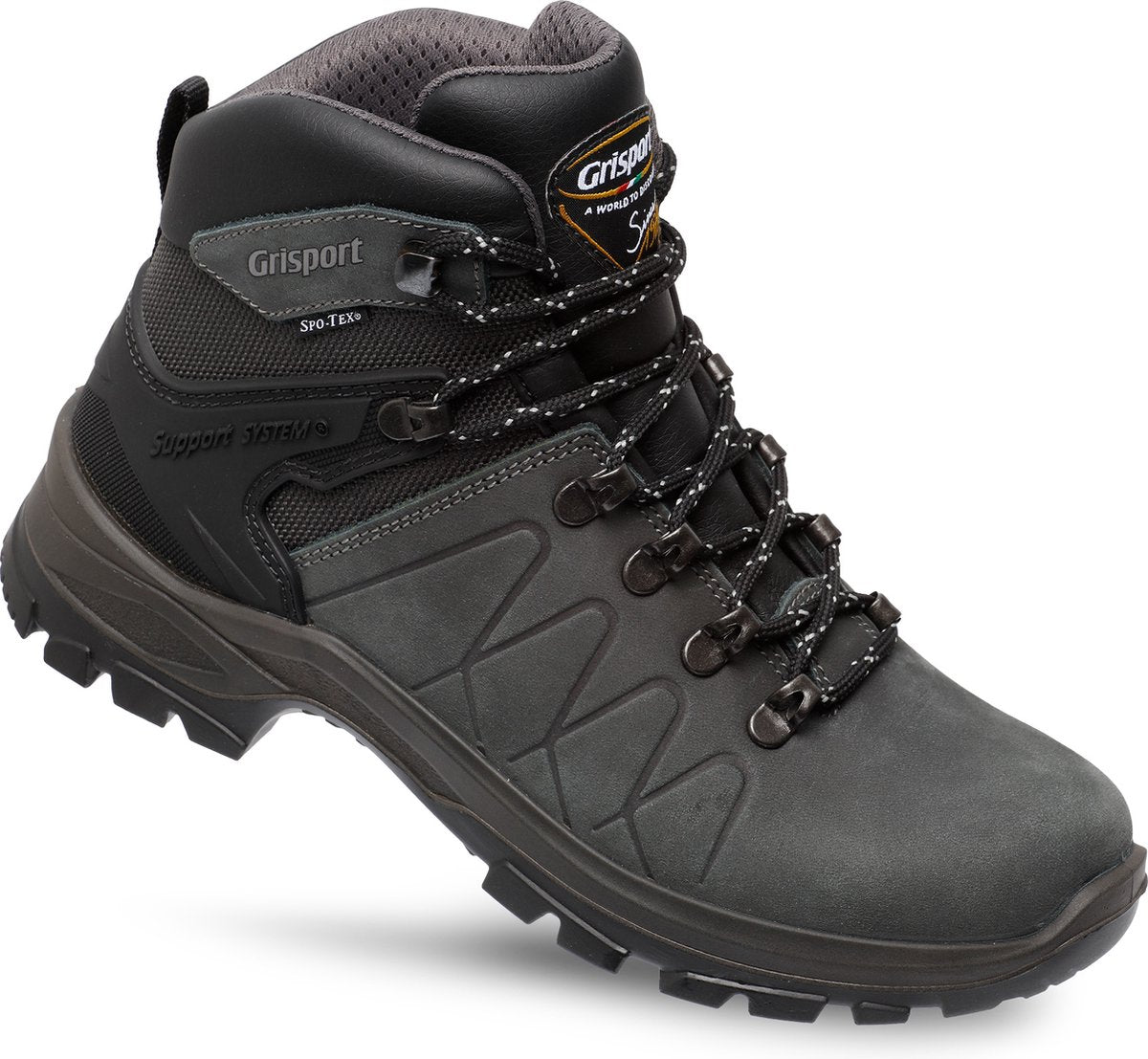 Scarponi da trekking unisex Grisport ranger mid - antracite