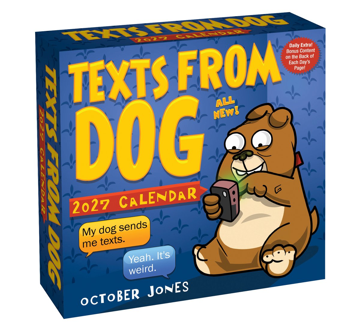 Textos del calendario diario del perro 2027.