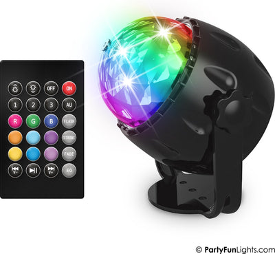 Partyfunlights - lampada da festa - LED - USB - altoparlante - telecomando
