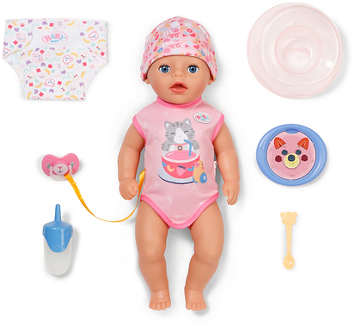 Bebé nacido lena rosa (36 cm)