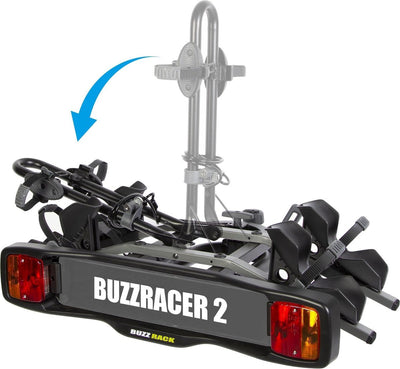 Buzzrack buzzracer 2 - bicycle carrier for 2 bicycles - tow bar mounting