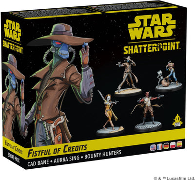 Giochi di massa atomici Star Wars Shatterpoint Pugno di crediti Cad Bane Squad Pack - en fr de pl es