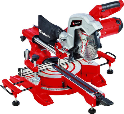 Sierra radial, tronzadora e ingletadora Einhell - tc-sm 216 - 1600w - ø216 mm - hoja de sierra de 48 dientes - con láser