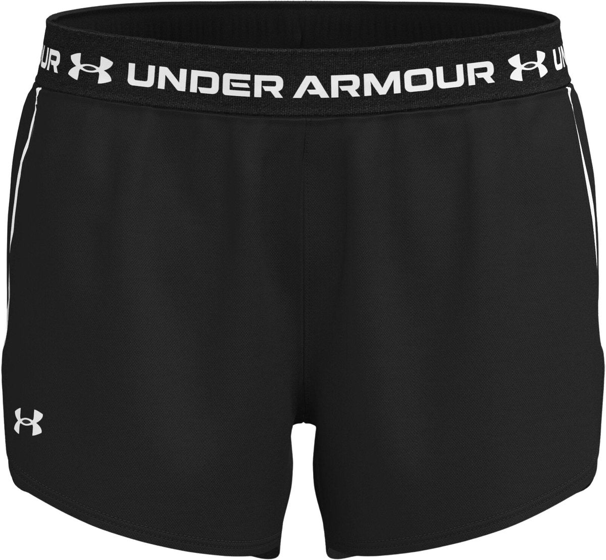 Under armor tech play up shorts-blk women's sports pants - black - white