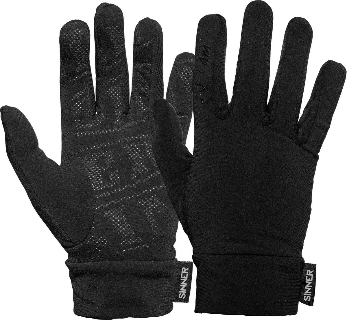 Sinner huff polar - guantes - negro - unisex - talla xxxs - 6.5
