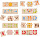 Bigjigs Wooden puzzle puzzle Figura Figura, 30 °.