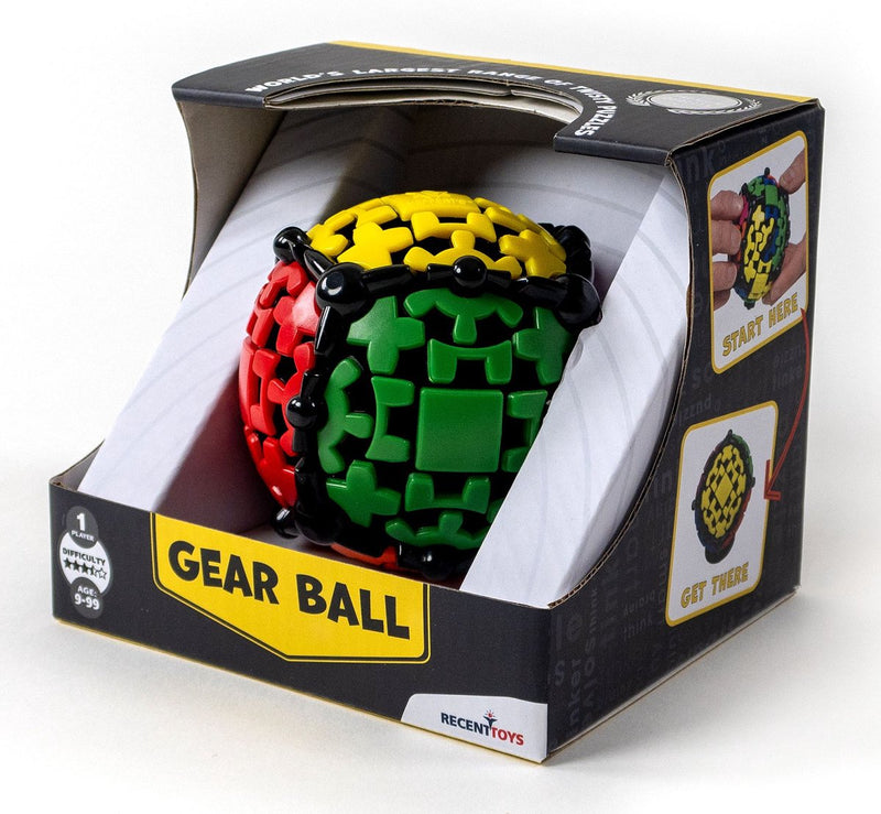 Cubo del rompecabezas del acertijo de la bola del engranaje de los juguetes recientes
