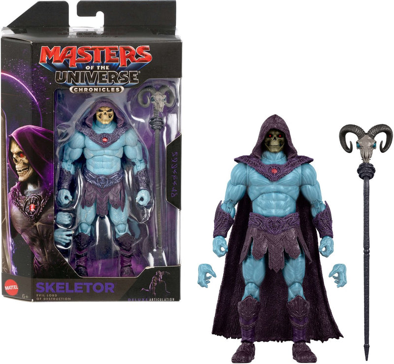 Masters of the Universe 2026 Movie Chronicles Action Figure Scheletro Action Figure - Altamente Posabile - Scala 1:12