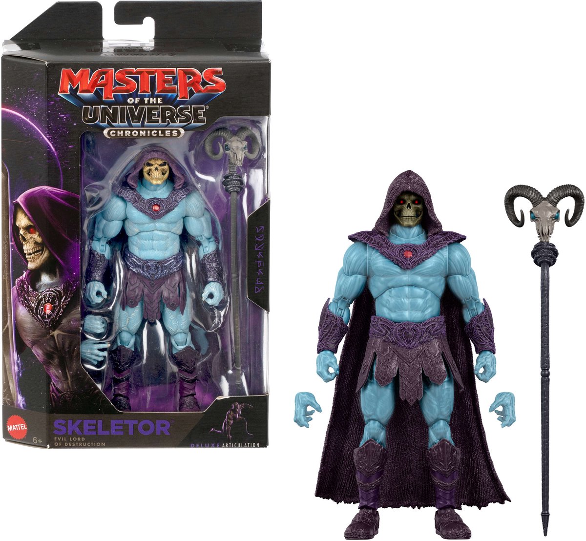 Masters of the Universe 2026 Movie Chronicles Action Figure Scheletro Action Figure - Altamente Posabile - Scala 1:12