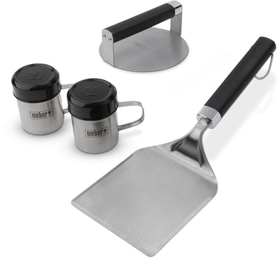 Weber smashed burger set