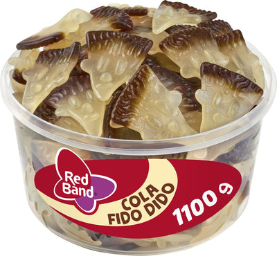 Fascia rossa cola fido dido (100 pezzi)