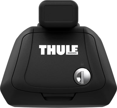 Thule smartrack xt squarebar sistema de transporte universal completo con rieles elevados negro