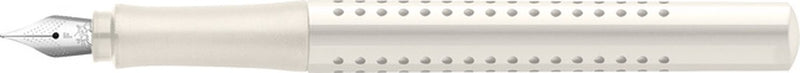 Pluma estilográfica Faber-Castell - grip 2010 - f - armonía leche de coco - fc-140822