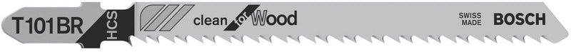 Bosch - decoupeerzaagblad t 101 br clean for wood - 25 stuks