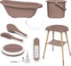 Set da bagno Bébé-jou 7 pezzi sense mocha mousse