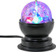 B.k.licht briloner - discolamp - rgb tafellamp - met kleurveranderingseffect - led discobal - ø8,8 x 10,8 cm