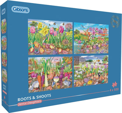 Gibsons - roots shoots (by janice daughters) - 4×500 pieces 48×34cm (w×h) - jigsaw puzzle for adults