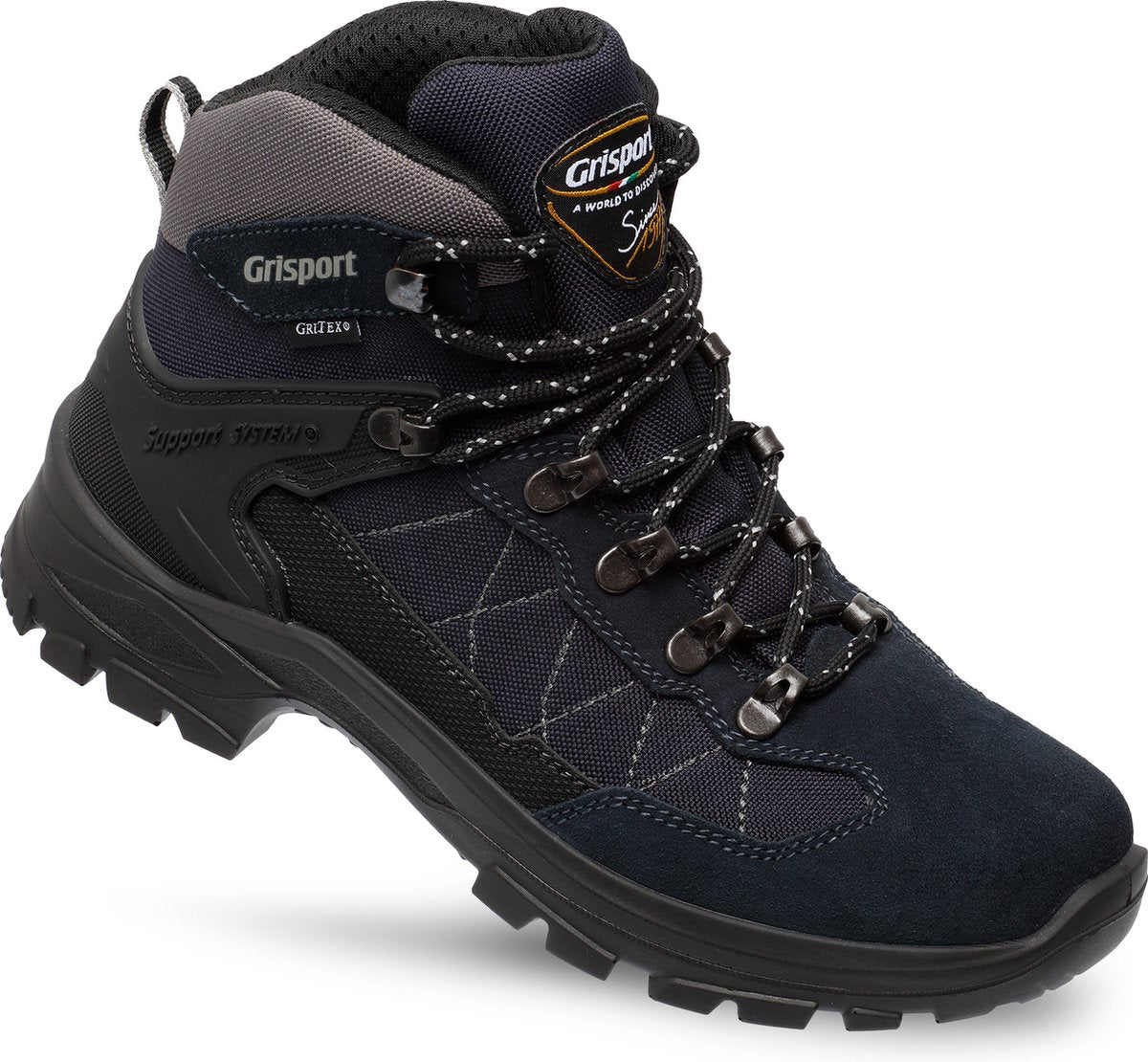 Scarponi da trekking unisex Grisport scout mid - blu