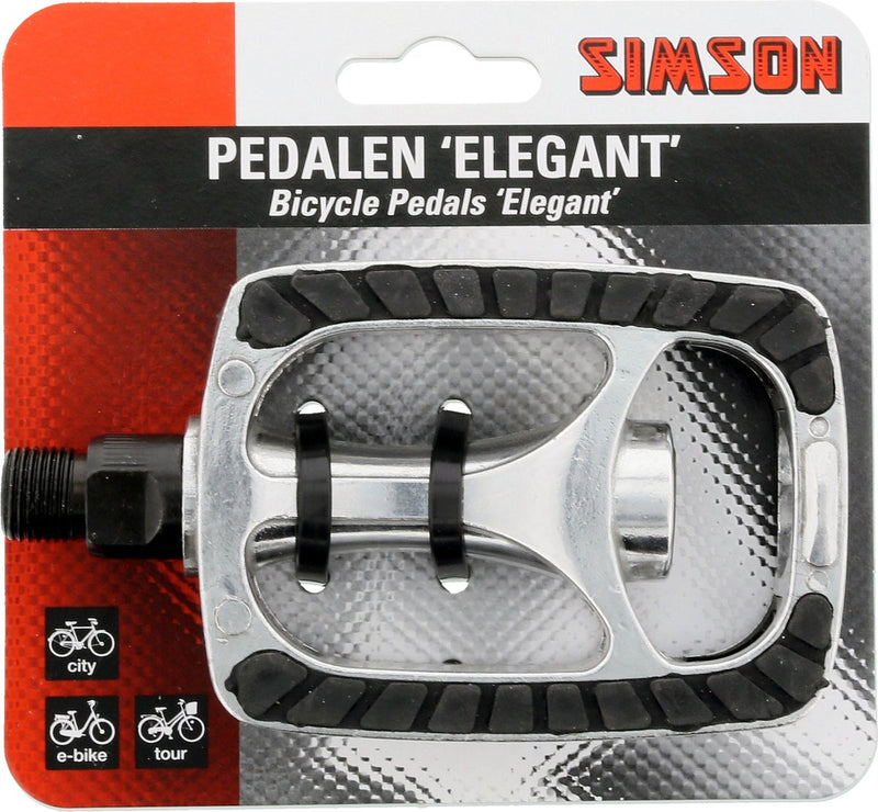 Pedales establecidos Elegante 9 de 16 pulgadas Silver Black