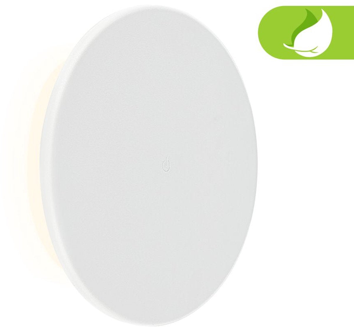 B.k.licht briloner – lampada da parete per esterni ricaricabile – USB-C – dimmerabile – luce bianca calda – nera – ø25