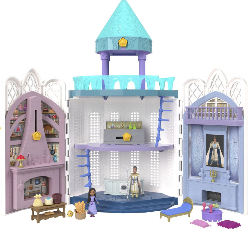 Disney muñecas deseo castillo rosas - 41,66 cm - casa de muñecas