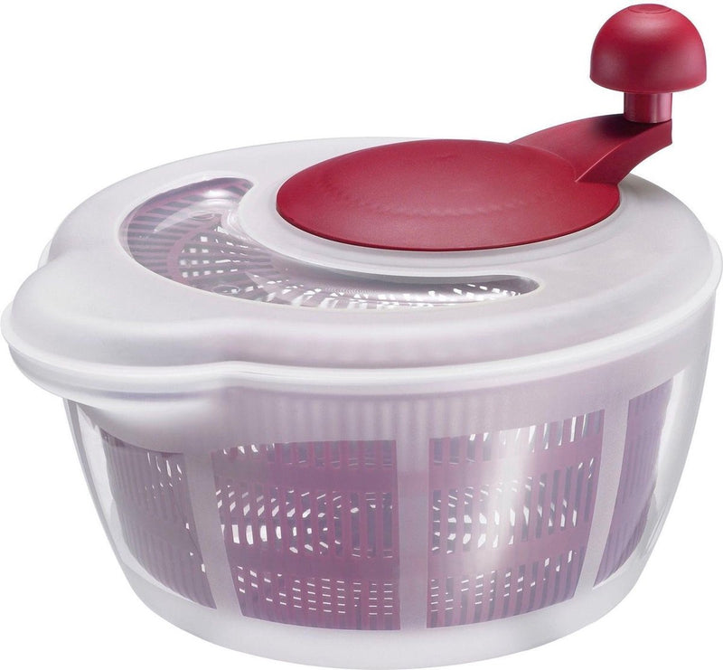 Escurridor de ensalada Westmark, capacidad: 5 l, ø 26 cm, plástico, sin BPA, fortuna, color: rojo transparente