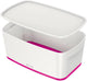 Scatola portaoggetti Leitz mybox® - con coperchio - rosa bianco