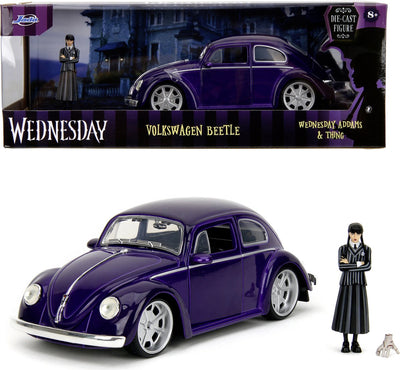 Jada Toys Wednesday Volkswagen Beetle modello già pronto di autovettura (modello)