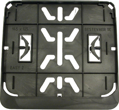 License plate holder 145x125 Black including Speedpedelec