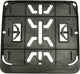 Carpoint kentekenplaathouder brommer scooter 14,5 x 12,5 cm