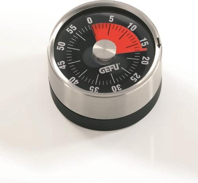 Timer da cucina Gefu ottico – 60 minuti – magnetico – acciaio inossidabile