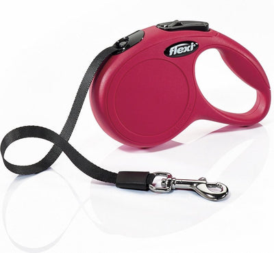 Nastro Flexi new classic - guinzaglio per cani - rosso - s - 3 m (<12 kg)