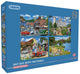 Gibsons - day out with the family (by trevor mitchell) - 4×500 pieces 48×34cm (w×h) - jigsaw puzzle for adults