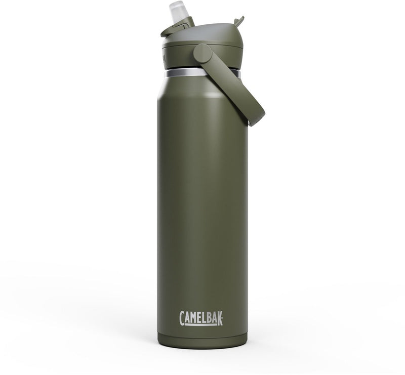 Borraccia Camelbak Thrive Flip con cannuccia - 1 l - acciaio inossidabile - con cannuccia - borraccia isolante - verde