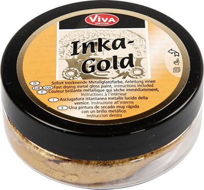 Creativ Company Inka-Gold Gloss Wax Gold, 50ml