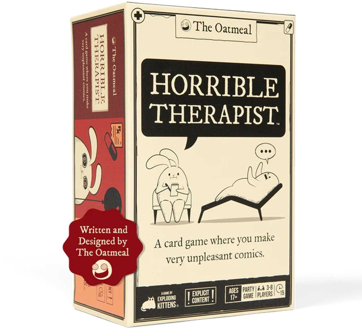 Exploding kittens asmodee horrible therapist - kaartspel voor volwassenen - vanaf 18 jaar