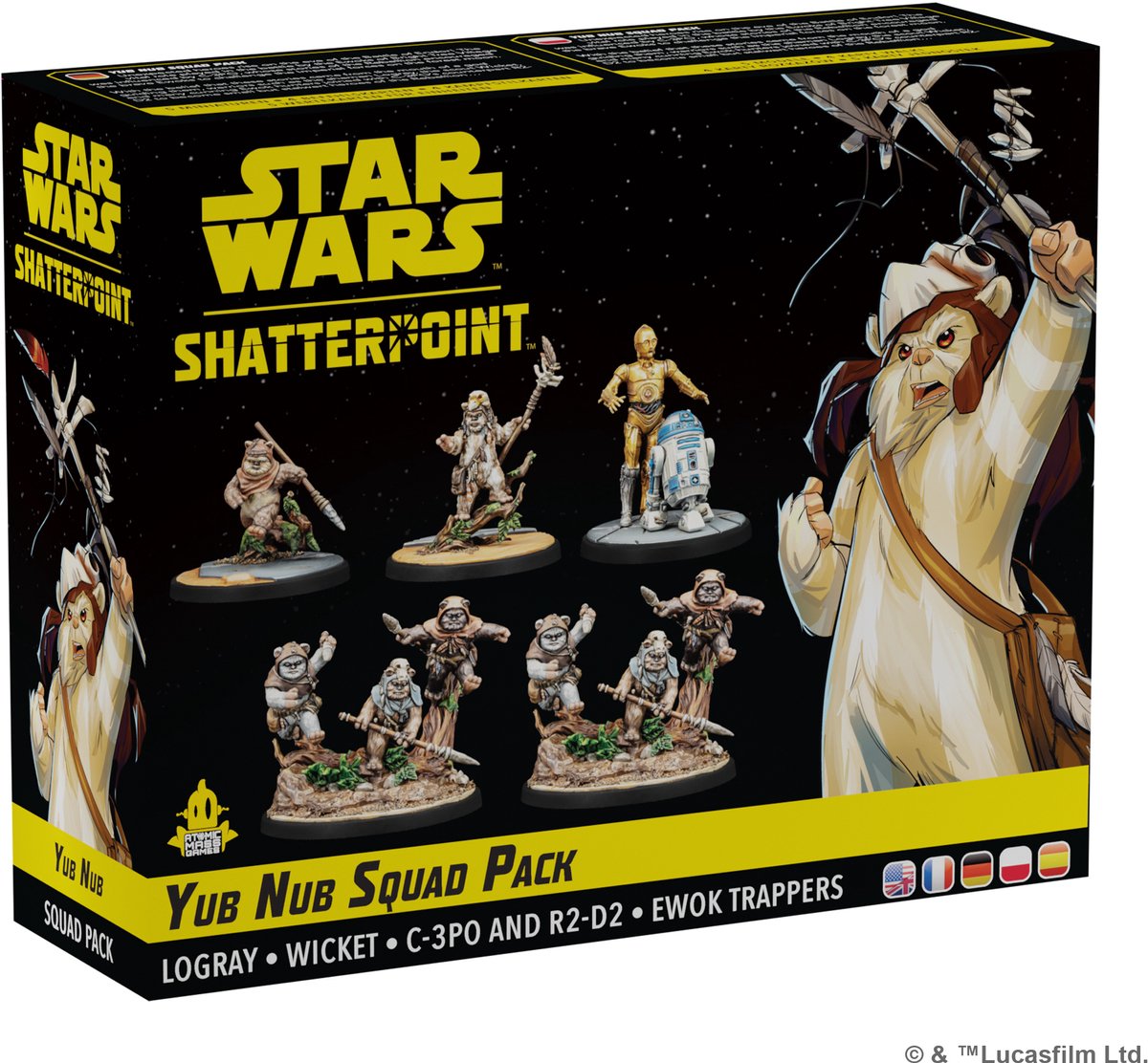 Giochi di massa atomica Star Wars Shatterpoint saggezza del consiglio - gioco di miniature da tavolo - massa atomica