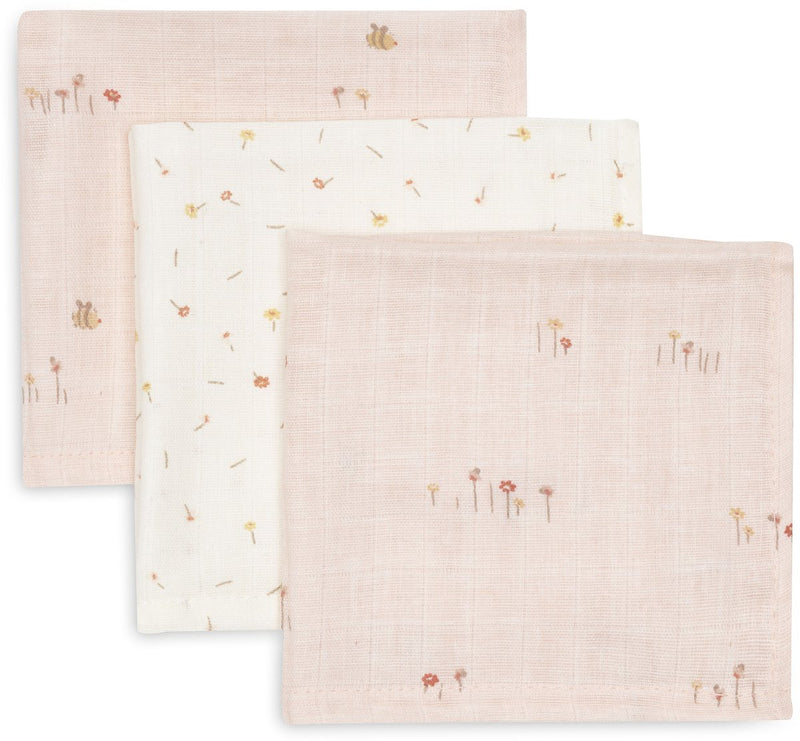 Jollein panno idrofilo per la bocca - 31x31 cm - grazioso picnic - 3 pezzi