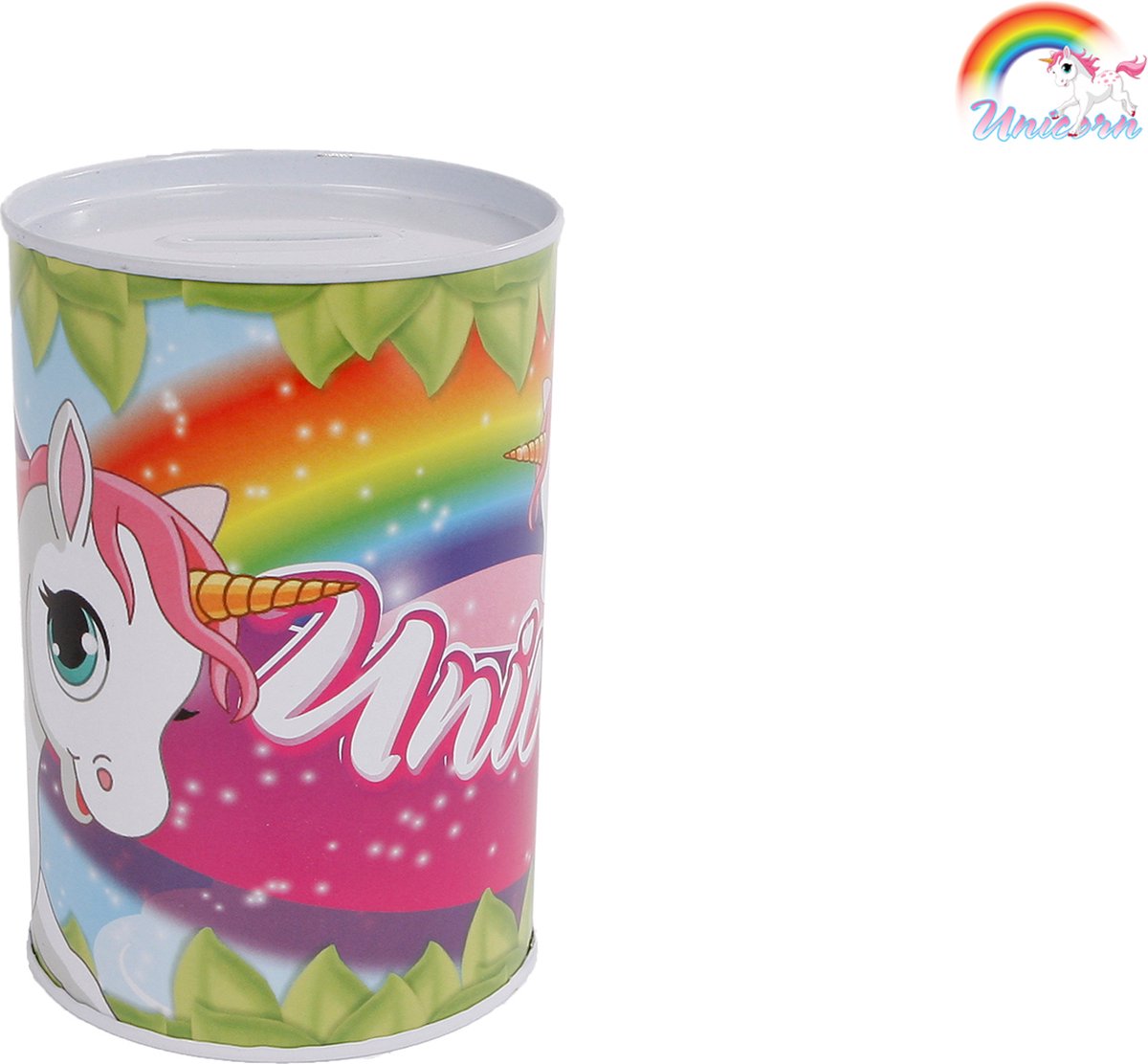Box de dinero unicornio de metal