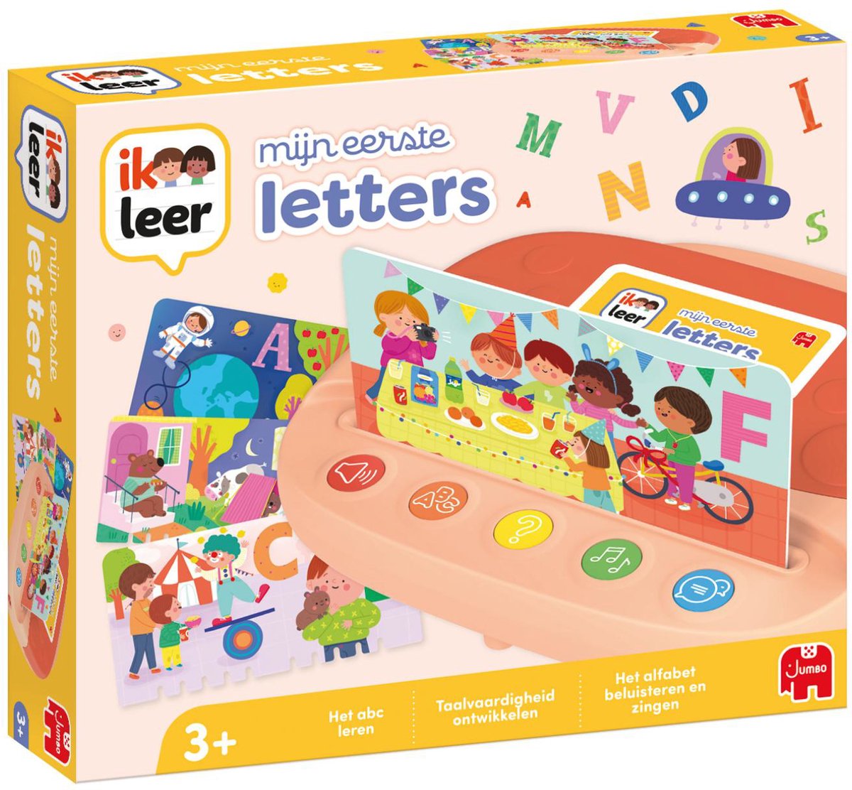 Ik leer - mijn eerste letters - vanaf 3 jaar - alfabet leren - educatief speelgoed