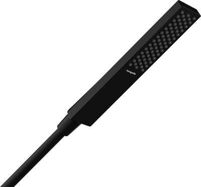Doccetta Hansgrohe Pulsify E con asta 100 1jet ecosmart nero opaco