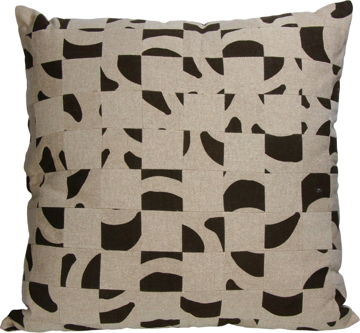 Cuscino collezione HD cotone marrone 50x50cm