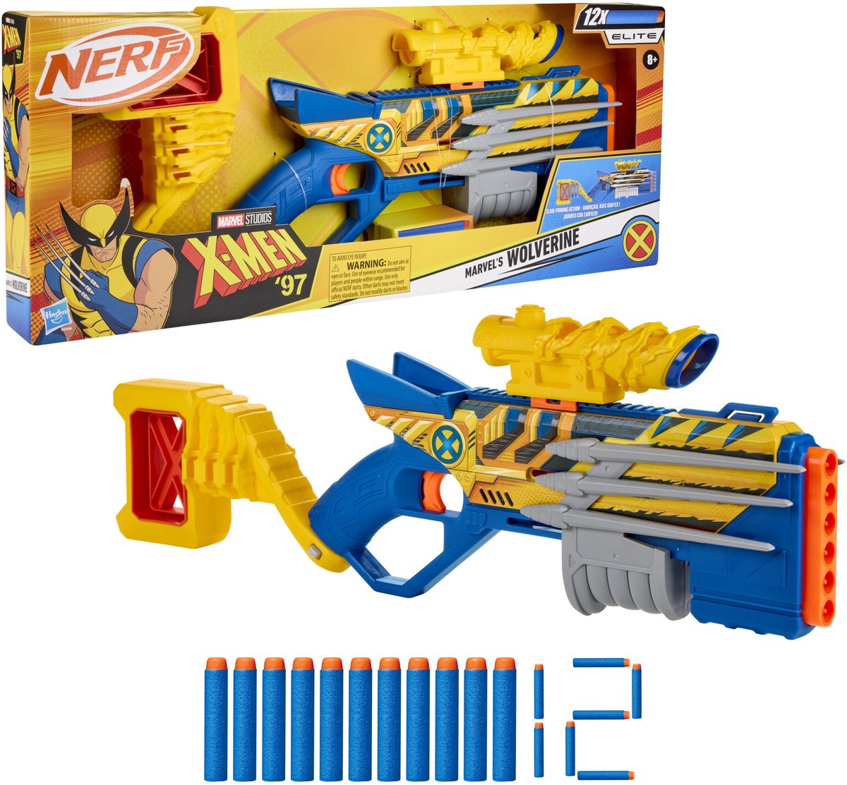 Lanzador Nerf Marvel Wolverine