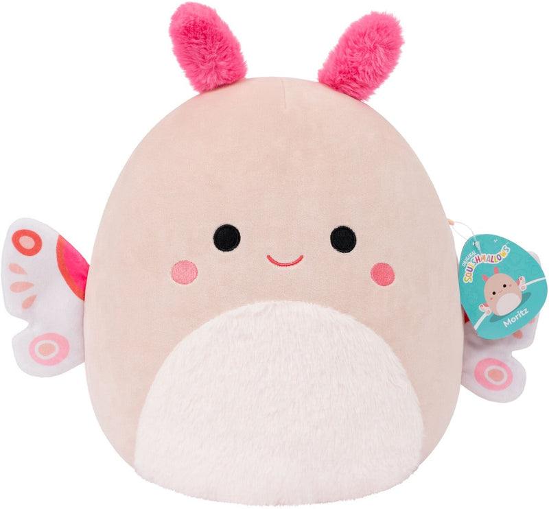 Squishmallows Jazwares - peluche medio (moritz - falena pesca chiara) - peluche 30 cm
