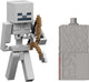 Action figure e set di accessori Mattel Minecraft Redstone Charged Skeleton
