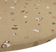 Meyco baby forest animals hoeslaken boxmatras rond - sand - 90 95cm